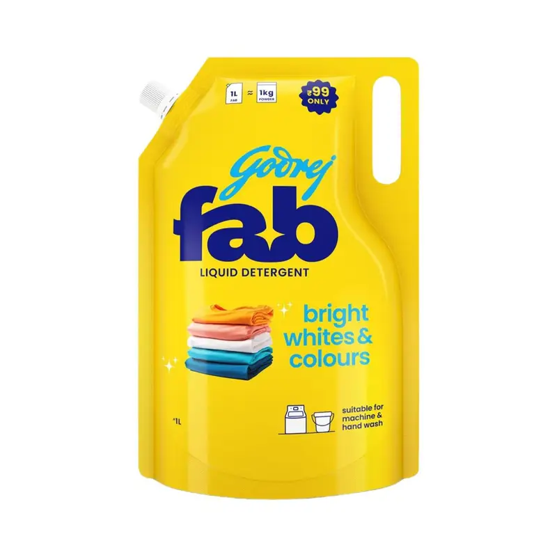 Godrej Fab Liquid Detergent 950ml Rs.99/-